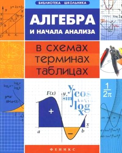 Алгебра и начала анализа в схемах, терминах, таблицах