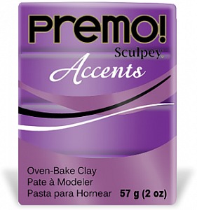Творч Пластик запекаемый Premo Accents перламутр фиолетовый 57гр