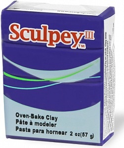 Творч Пластик запекаемый Sculpey III фиолетовый 57гр