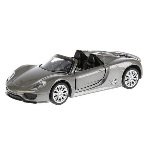 Машина Porsche 918 Spyder 1:41, открыв. двери, инерц. метал