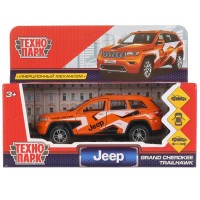 Машина Jeep Grand Cherokee спорт 12см, инерц., оранжевый метал
