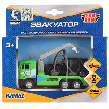 Набор из 2-х машин Камаз эвакуатор 12см, инерц.+ Mercedes-Benz G-Class