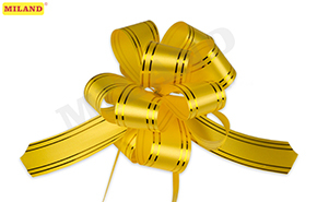Праз Бант-шар 50мм Золотое сечение жёлтый