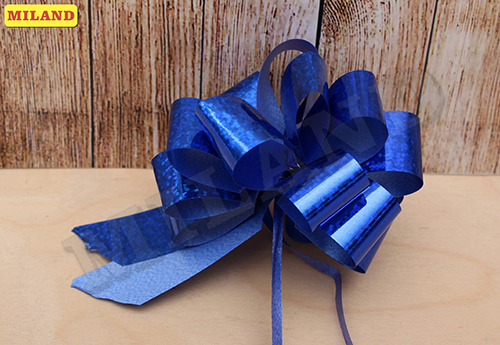 Праз Бант-шар 23мм Голография синий