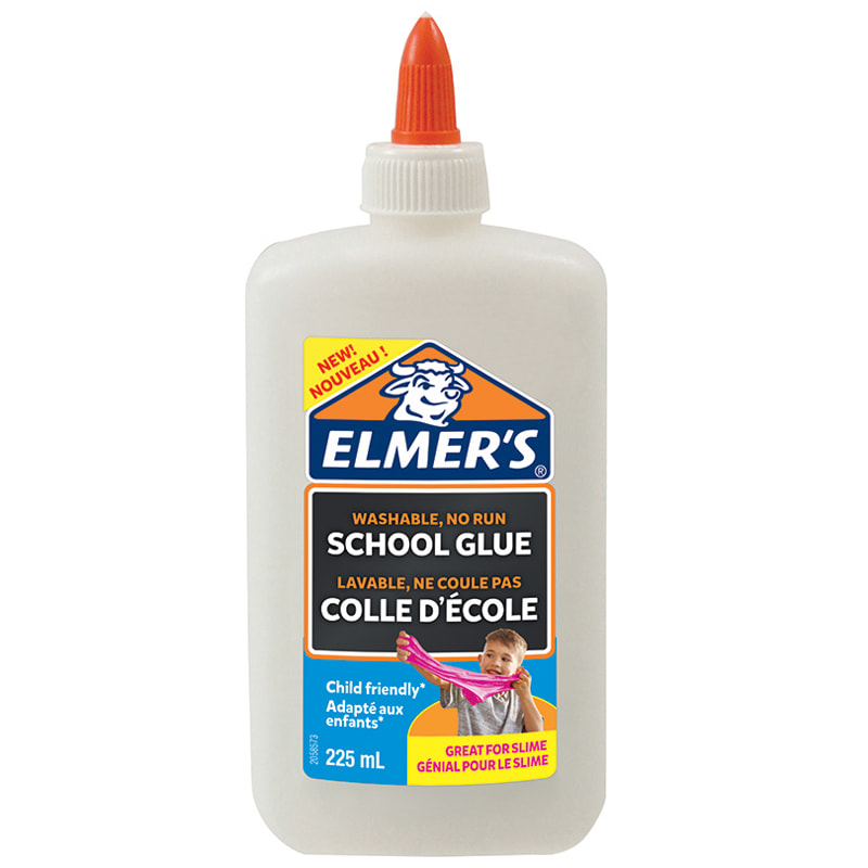 Клей д/слаймов Elmers School Glue 225мл для 2 слаймов непрозрачный