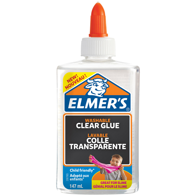 Клей д/слаймов Elmers Clear Glue 147мл для 1 слайма прозрачный