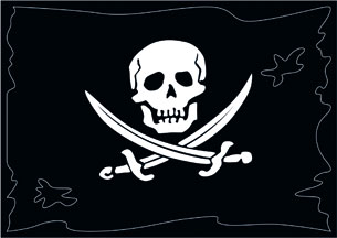 Наклейки 07.161.00 Пираты (декоративные наклейки)