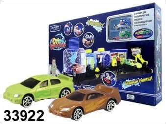 набор Машина Color Wash-1 с автомойкой 33922