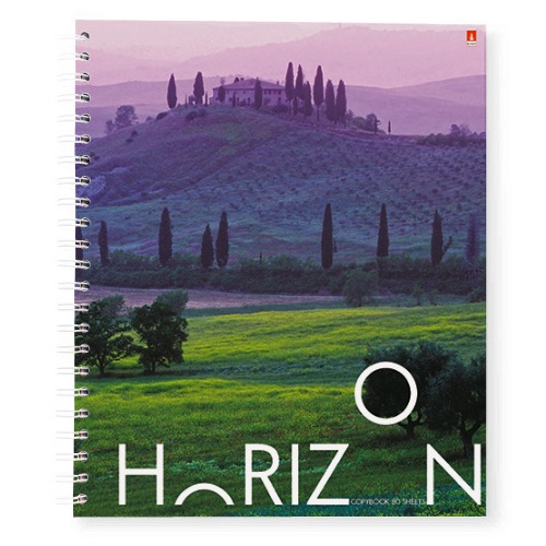 Тетрадь 80л кл спир Горизонт ассорти