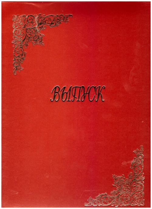 Папка адресная А4 Выпуск бумвинил фольга