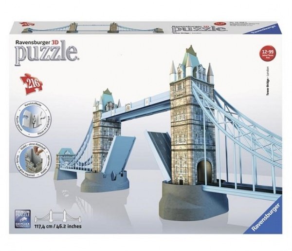 Пазл 216 Ravensburger 3D Тауэрский мост