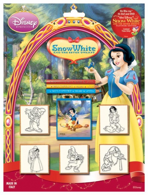 АКЦИЯ19 Творч Набор штампов Princess Белоснежка 5 шт.