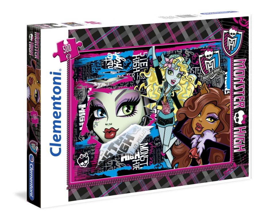 АКЦИЯ19 Пазл 500 Clementoni 30385 Monster High Чудовищные друзья