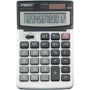Калькулятор 12 разр. Proff с металл. панелью