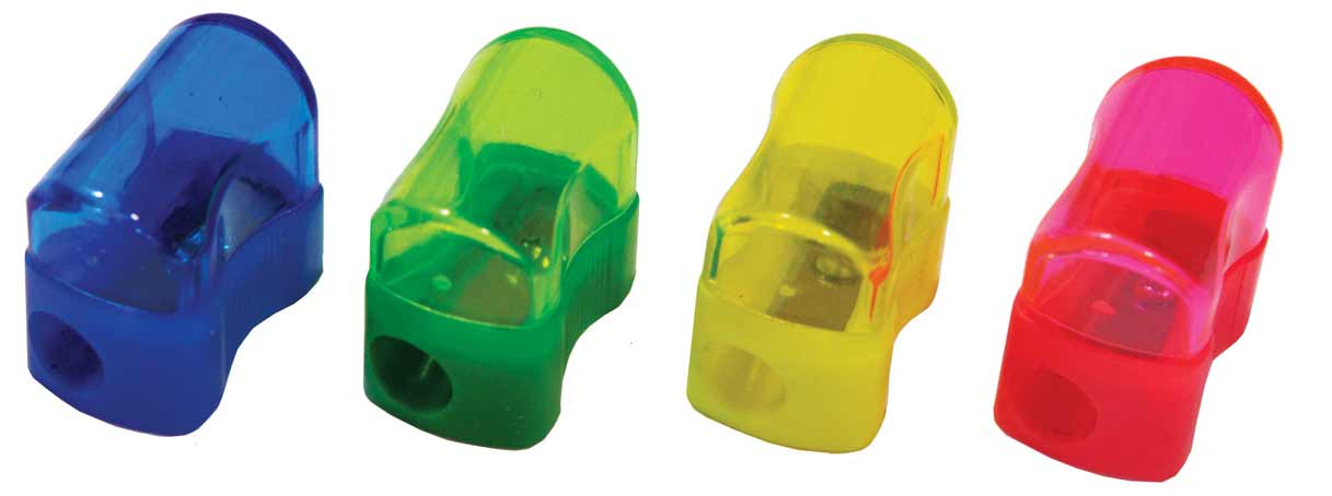 Точилка Attomex 1отв пластиков. с крышкой