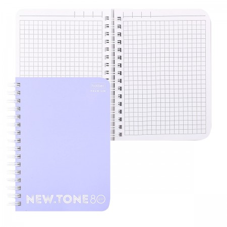 Зап. книжка А6 80л спир кл New Tone