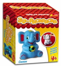 Творч Раскрась фигурку из гипса Слоник