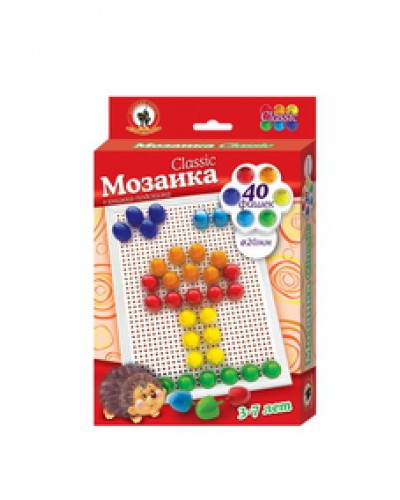 Мозаика 40 фишек Classic Гриб d=20 мм
