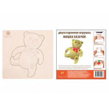 Творч Заготовка Игрушка Мишка - казачок