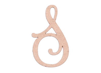 Творч Заготовка Большая каллиграфическая цифра 8 (1шт)