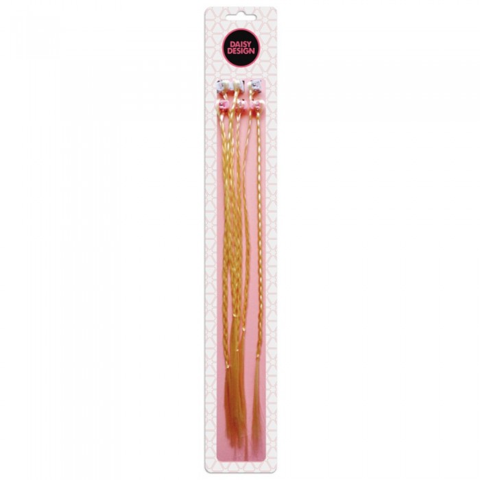 АКЦИЯ19 Набор аксессуаров для волос Romantic Зажимы д/волос Косички (натур.