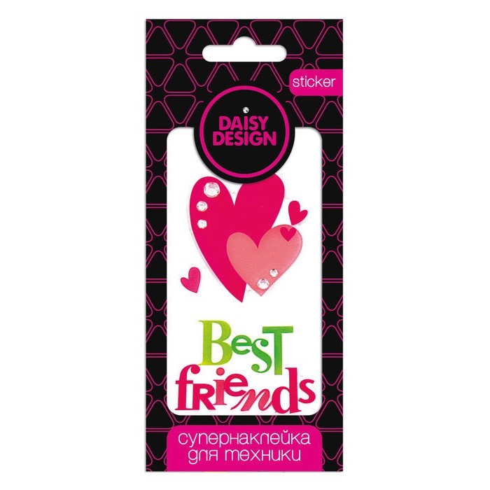 АКЦИЯ19 Наклейки Sweet Hearts Лучшие друзья (для техники)