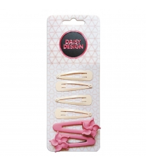 АКЦИЯ19 Набор аксессуаров для волос Romantic 2 лилии (4 зажима + 2 зажима с