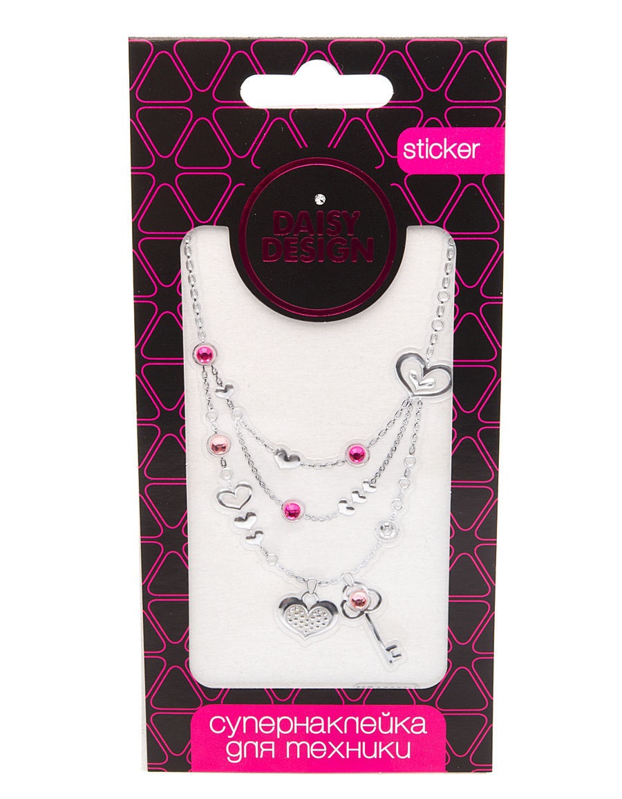 АКЦИЯ19 Наклейки Sweet Hearts Ключ с сердечком (для техники)