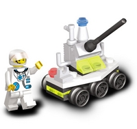 АКЦИЯ19 Игр Конструктор SuperBlock Марсоход XS 45 дет. пластмас.