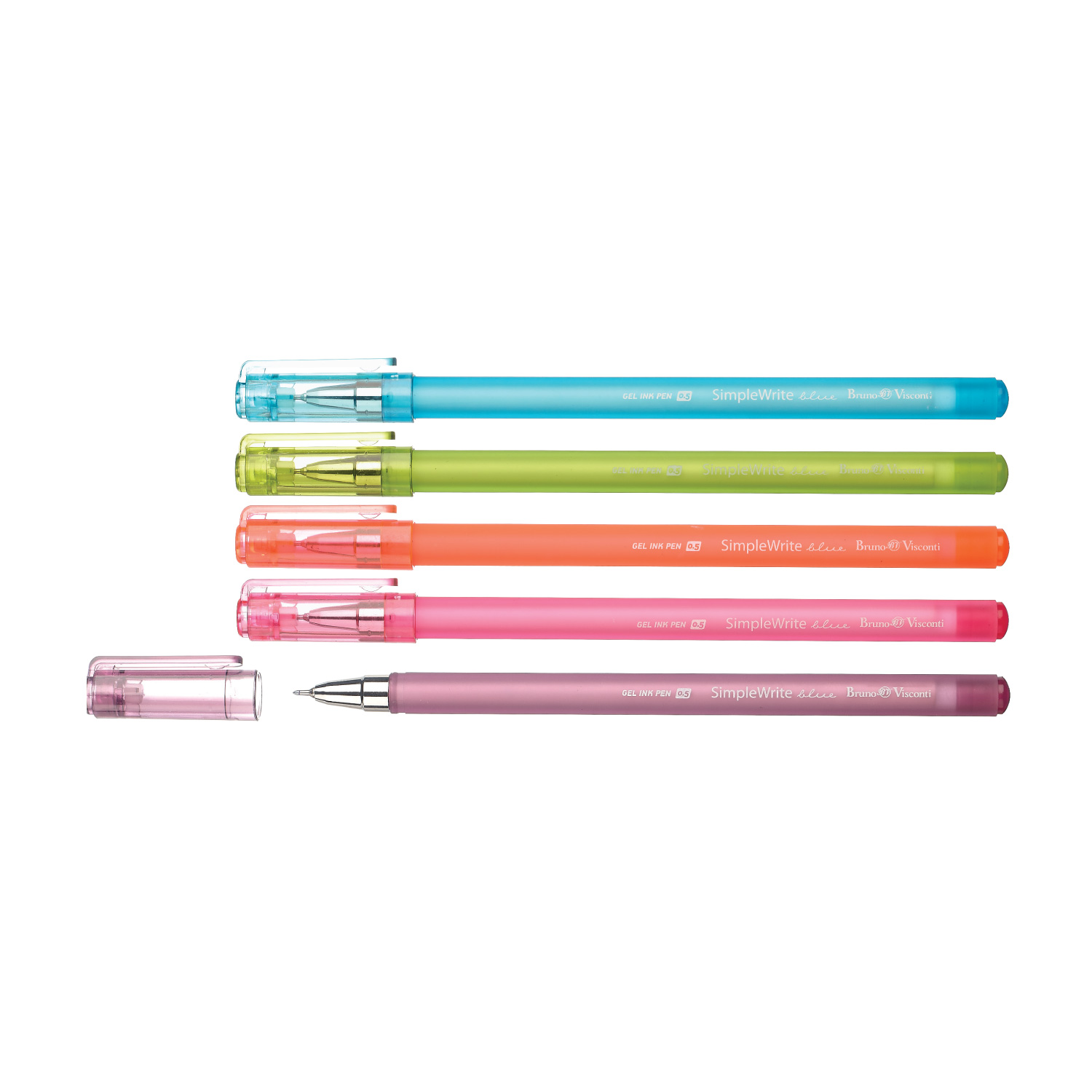 Ручка гелевая синяя BV SimpleWrite Creative 0,5мм