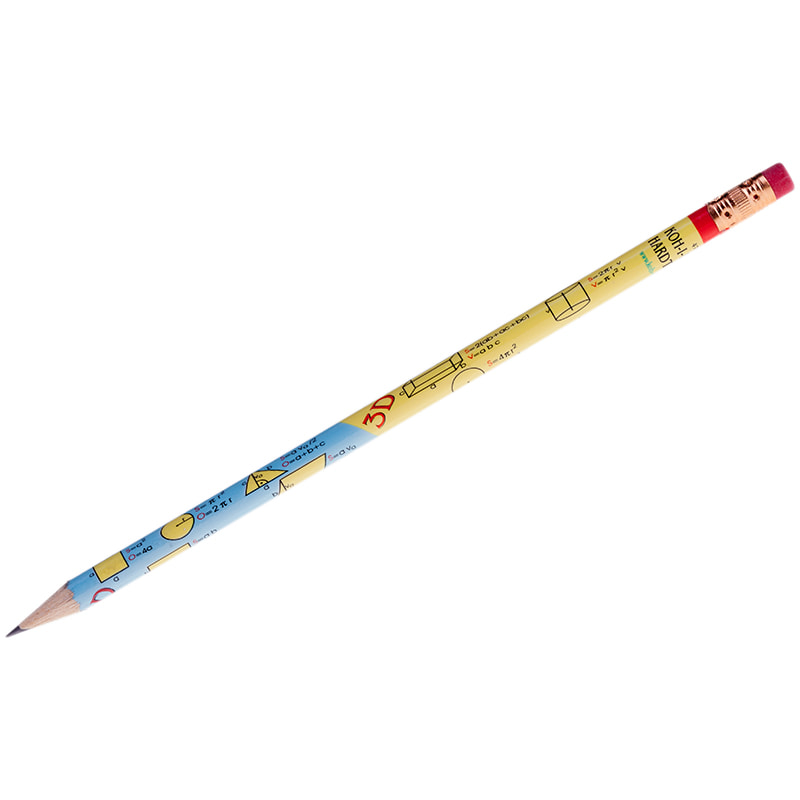 Карандаш ч/гр HB K-I-N Hardtmuth Геометрические формулы с/ластиком