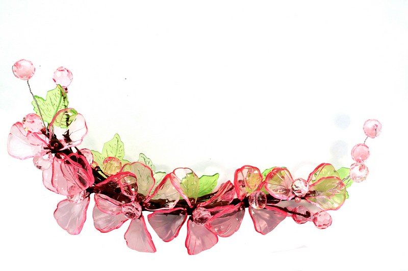 Творч Украшение декоративное Цветы (пластмас.)