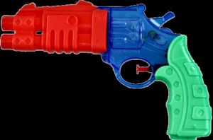 АКЦИЯ19 Игрушка пластмассовая Пистолет водяной Наган