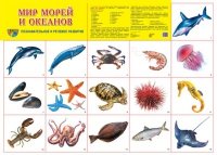 Плакат Мир морей и океанов А2