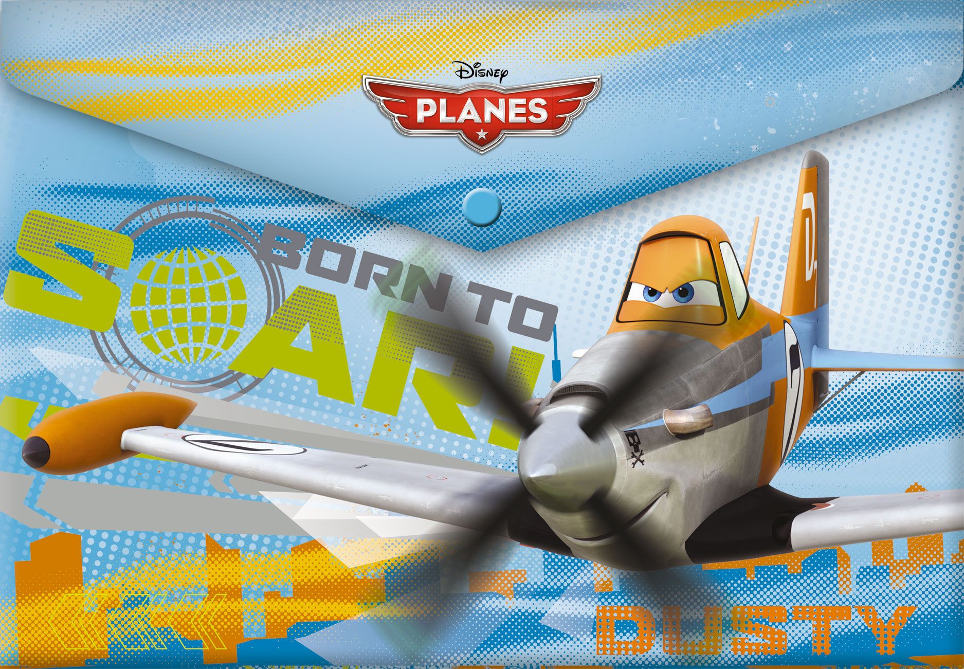 Папка-конверт А4 с рис Planes Самолеты