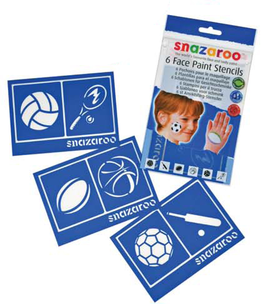 Творч Трафареты многоразовые самоклеющ. для мальчиков 6шт