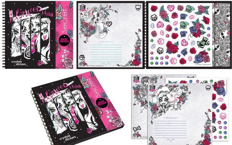 АКЦИЯ19 Творч Книга для девочек Monster High Мой дневник