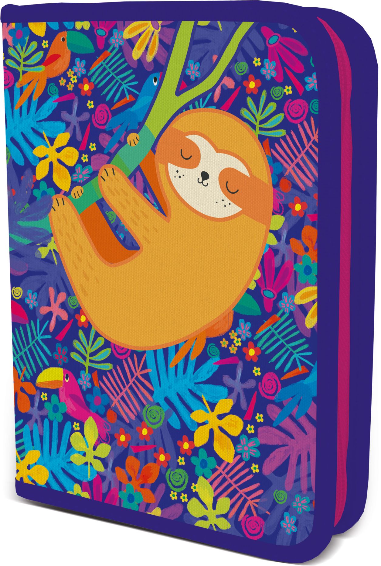 Пенал 1 отд пуст Seventeen Ленивец