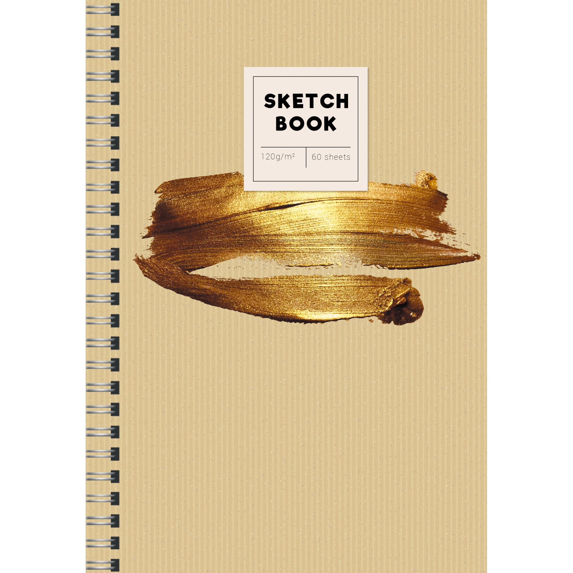 Скетчбук А5 60л тв спир Sketchbook On and on 7 120гр
