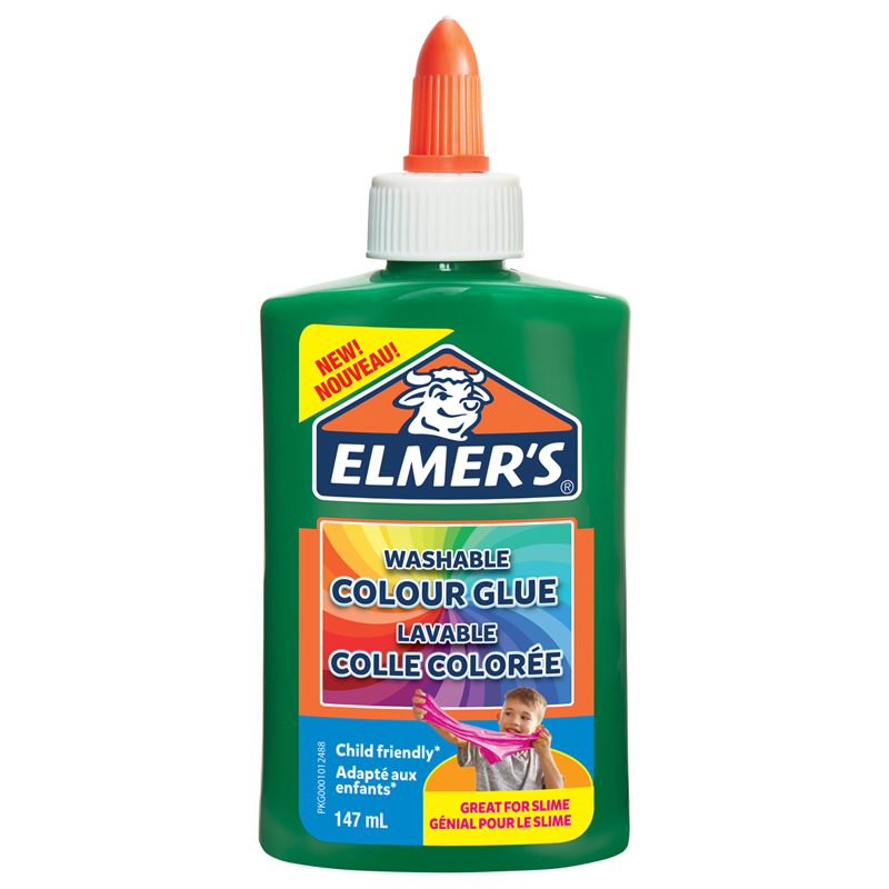 Клей д/слаймов Elmers Color Changing Glue 147мл непрозрач. зеленый