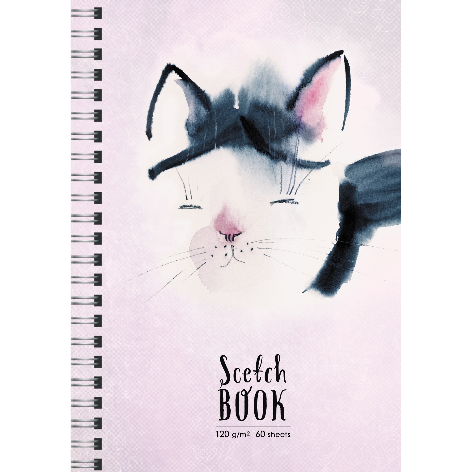 Скетчбук А5 60л тв спир Sketchbook On and on 2 120гр
