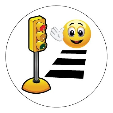 Светоотражатель Значок Пешеходный переход