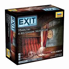 Игра Настольная Exit. Убийство в восточном экспрессе