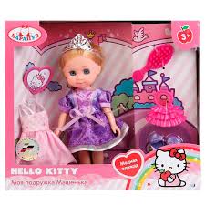 Кукла Карапуз Hello Kitty Машенька 15см, одежда, аксессуары