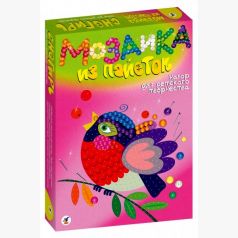 Творч Мозаика из пайеток Снегирь