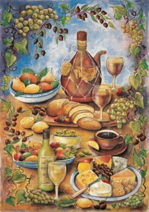 Творч Бумага для декупажа А4 Розовое вино