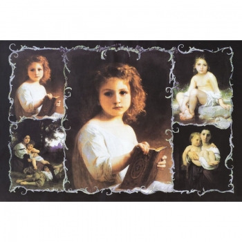 Творч Бумага для декупажа А4 Вильям Бурго Книга сказок