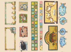 Творч Бумага для декупажа 35*50 40гр/м2 Уютный дом