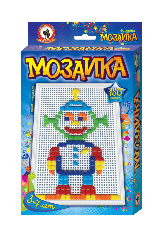 Игра Мозаика Classic Большая плата 180 эл. треуг. + квадр. (фигурная) Ро
