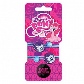 АКЦИЯ19 Набор аксессуаров для волос Набор резинок My Little Pony Рарити 2 ш